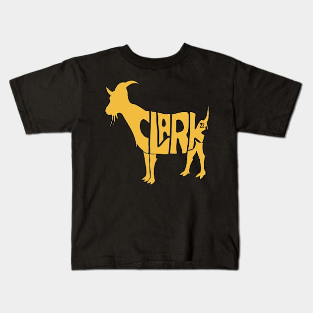 clark goat Kids T-Shirt by V for verzet